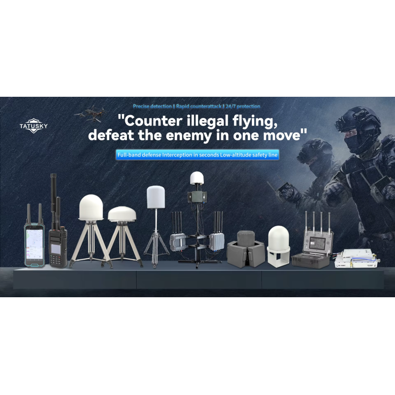 45MHz-6000MHz Coverage Anti Drone Detection System For Pilot Positioning Detection