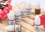 Semi Cream & Liquid Permanent Makeup Pigments Sample Pack in 4ML Per Bottle