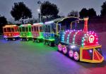 Amusement Park Medium Trackless Kiddie Train Birthday Train Rides 220V