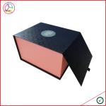 Custom Logo Four Pieces Magnetic Gift Box With Satin Ribbon