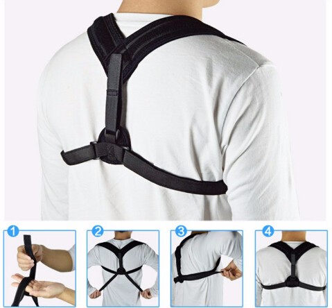 Back Posture Corrector Brace for Upper back Support Useful Fitness Equipments