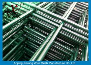 Wholesale RAL Colors Double Wire Fence / Garden Security Fencing For Home Iron Rod Material from china suppliers