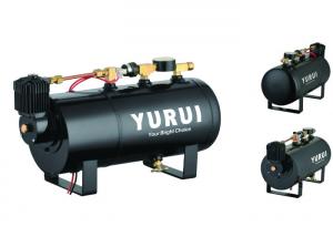 China Durable Black Small 2 In 1 Air Lift Suspension Compressor With 1.0 Gallon Air Tank on sale