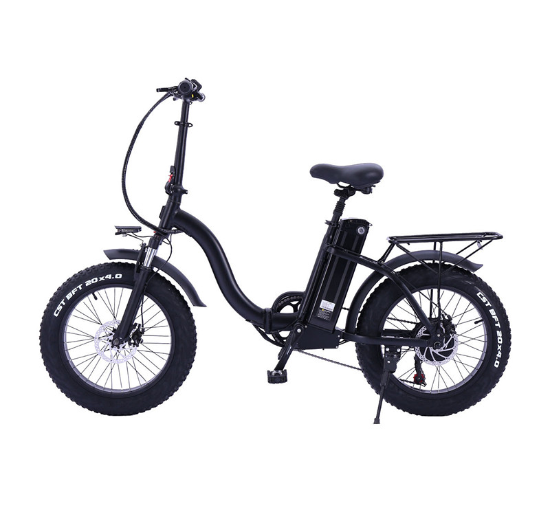 Foldable 20 Inch Pedal Assist Electric Bike 500W Aluminum Alloy Frame