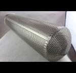 Thickness 20-50 mm Spiral Perforated Tube Galvanized Steel Custom Length