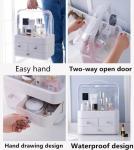 Portable cosmetic storage box professional high-grade multifunctional cosmetic