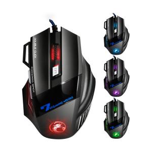 China 7200DPI Adjustable Wired Computer Keyboard And Mouse Gaming Mice USB 2.0 on sale