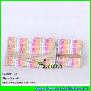 Wholesale LUDA fashion sraw handbags women evening clutch straw handbags from china suppliers