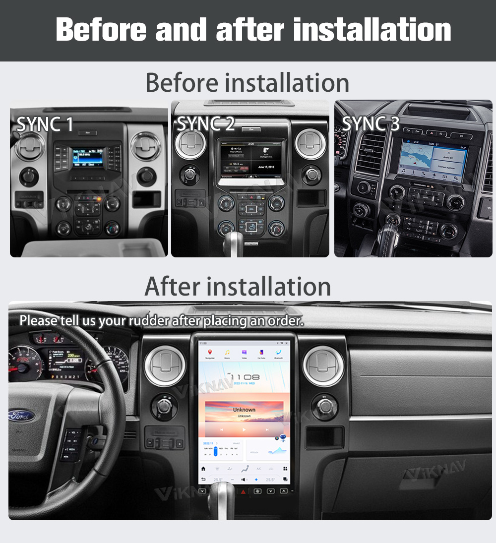 Android 13 Car Radio For Ford F150 2013 - 2014 GPS Autoradio WIFI Carplay Touch Screen Multimeida Player Head Unit
