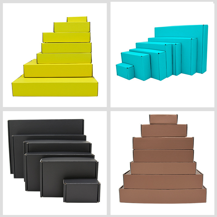 Custom Colorful Folding Corrugated Packaging Paper Boxes With Your Own Logo For Other