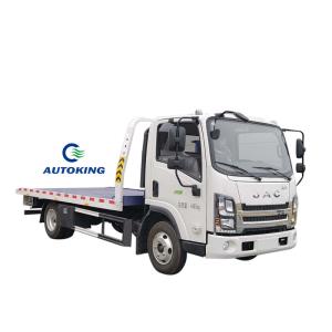 Wholesale EURO 5 Diesel JAC Wrecker Towing Truck With Wrecker Bed On Tow Truck Platform from china suppliers