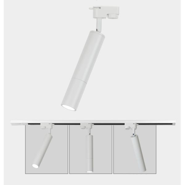 Cylinder Long Track Lighting , Hanging / Surface Mounted Ceiling Track Lighting