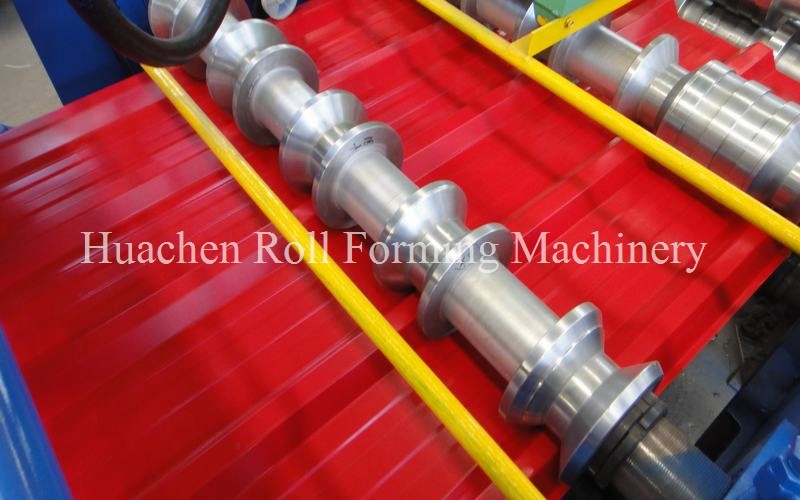 Galvanized Steel Profile Metal Roofing Corrugated Sheet Roll Forming Machines C10