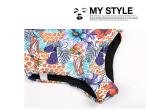 Double-sided One piece Sexy Women Swimsuit Push Up Swimwear Criss Cross Bandage