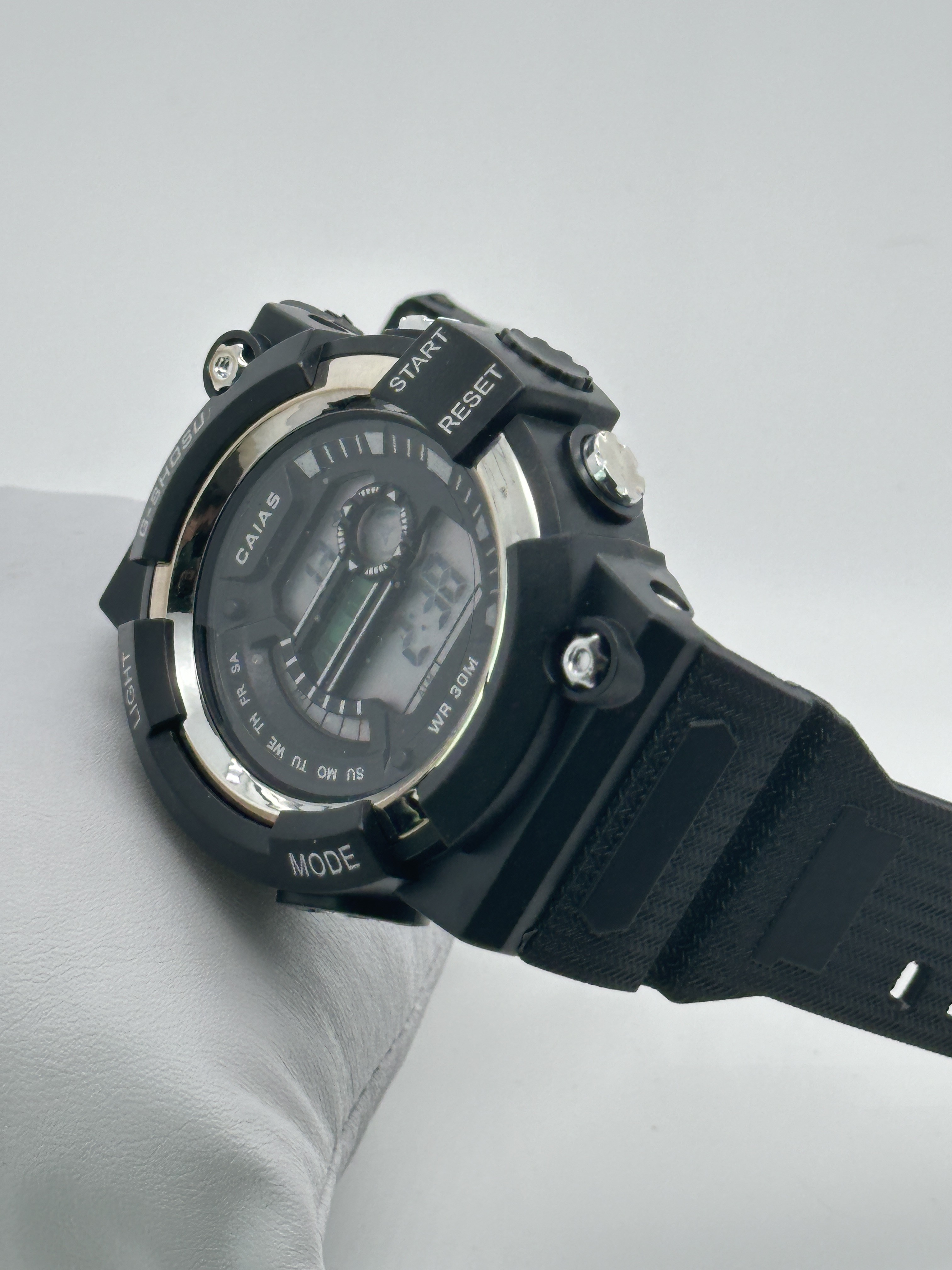 Luxury Digital Sport Watch 100M Water Resistant Silicone Strap Watches