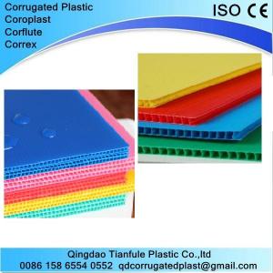 China 2-12mm Polypropylene PP Corrugated Plastic Sheet on sale