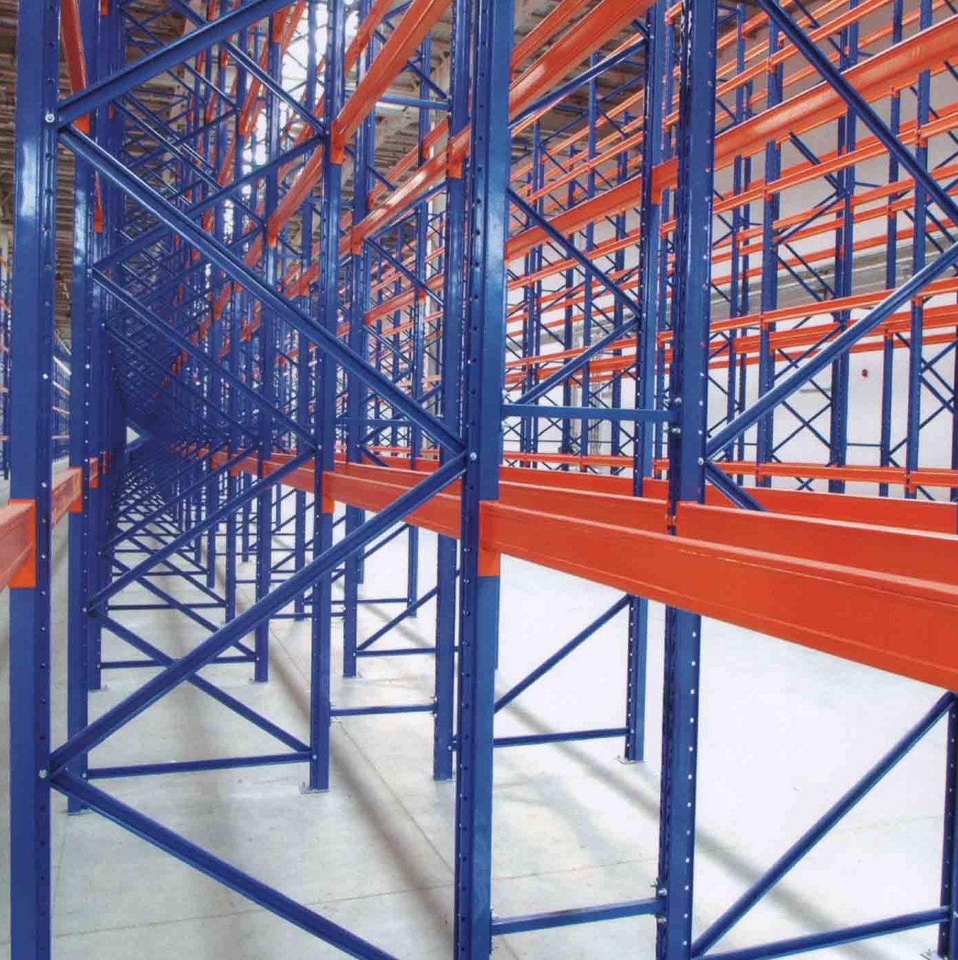 3000kg / Level Heavy Duty Pallet Shelving Euro Storage Pallet Rack