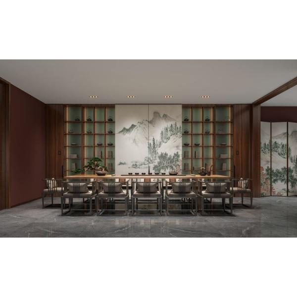 New Chinese Style Stainless Steel Wine Cabinet with Sliding Doors