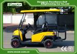 EXCAR Electric Fuel Type Yellow Electric Golf Car 3 - 4 Seater 48V 350AH Trojan