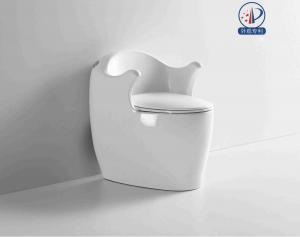 China Modern White Matte Black Siphon Flushing Type Bathroom Sanitary Ware on sale