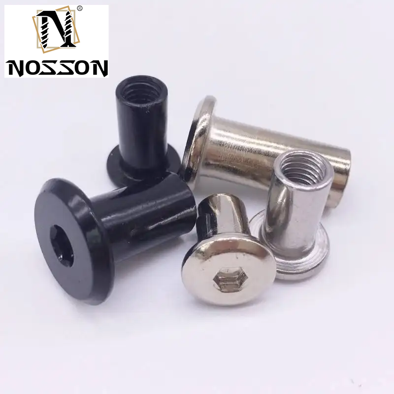 Metric Flat Head Hex Socket Sleeve Barrel Nut for High Precision Stainless Steel M6 Metric Measurement System in ISO Standard
