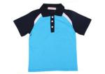 Elegant Design Children's Style Clothing , Pure Cotton School Uniform Polo