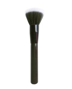 Wholesale Black Long Handle Flat Top Makeup Brush Powder Brush With White Black Nylon Hair from china suppliers