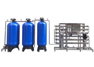 Wholesale Blue Fiber Glass 3TPH Water Softener System For Underground Water Purification from china suppliers