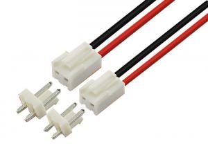 China Tinned Wire To Board 2 Pins 22 AWG Wire Cable Harness on sale