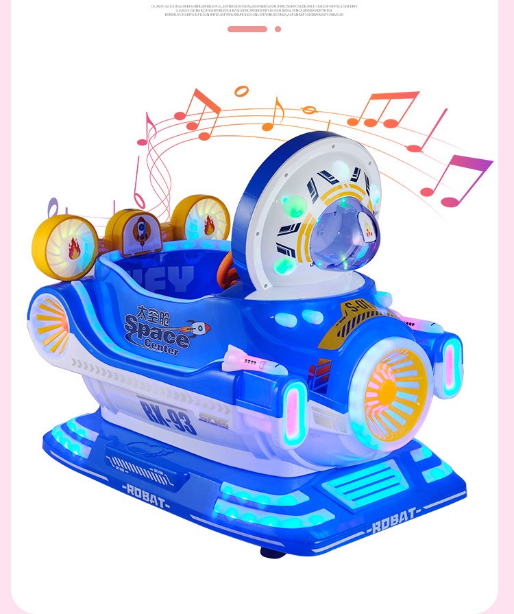 Kiddie Electric Swing Ride Amusement at Carnival Rides with Picture and Coin Operated