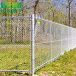 Field Galvanized Steel Wire Fencing / Farm Chain Link Fence 2.5mm