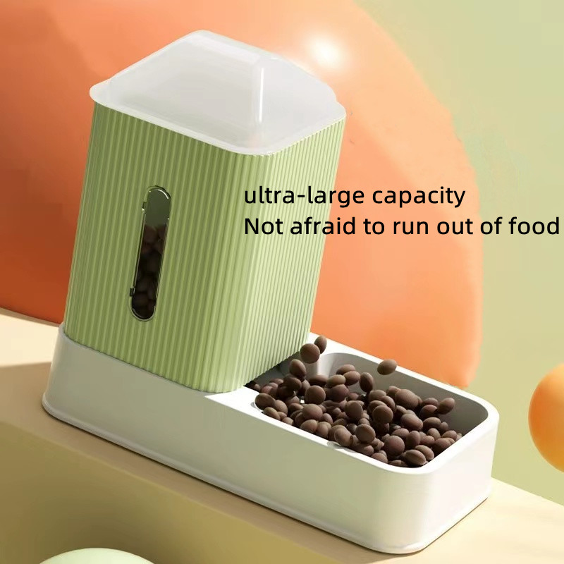 Automatic Pet Water Dispenser Gravity Cat Dog Feeder Bowl Set