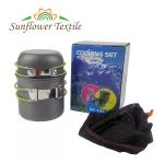 Titanium Outdoor Camping Pot And Pans Set 2PCS Camping Cookware