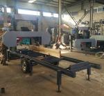 Wood Cutting 1600mm Mobile Bandsaw Horizontal Band Saw SawMill Machine