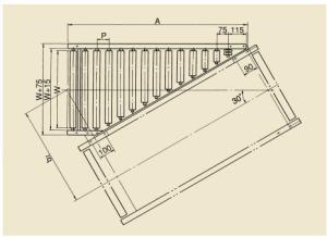 Wholesale ISO Pallet Box Conveying 0.2KW Gravity Roller Conveyor from china suppliers