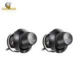 2 Pcs Mirror Angel Wing LED Projector Lamp Decoration Parts For Auto Parts