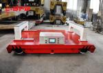 Electric Rail Coil Transfer Cart Battery Driven For Workshop 10 Ton