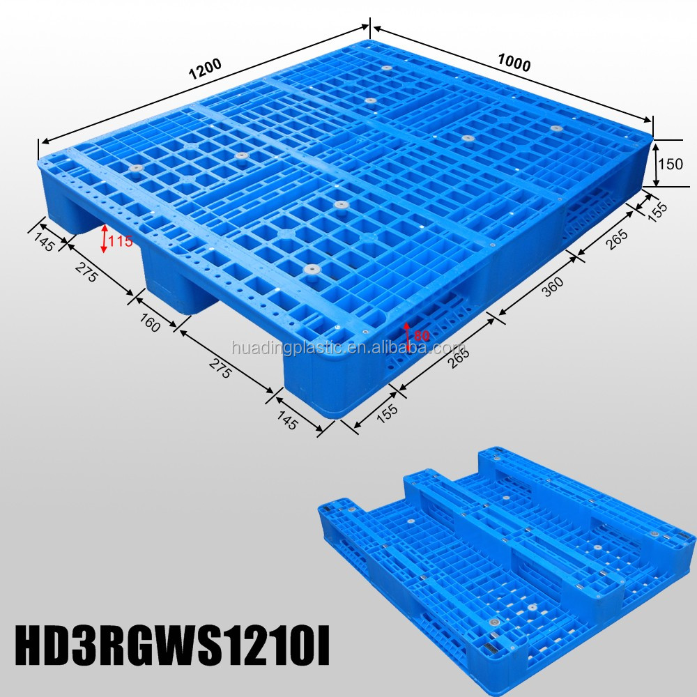 Export plastic pallet food grade popular plastic pallet for concrete block