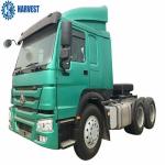 Curb Weight 9180kg 6x4 371hp Sinotruk Prime Mover With 12R24 Tyres