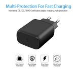 Mobile phones fast charger type c usb wall charger single port 25W 20W fast