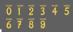 Iron On 10 Inch Letters And Numbers Football Jersey Letters And Numbers