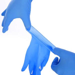 Wholesale High Resilience Kitchen Use Disposable Nitrile Gloves XL from china suppliers