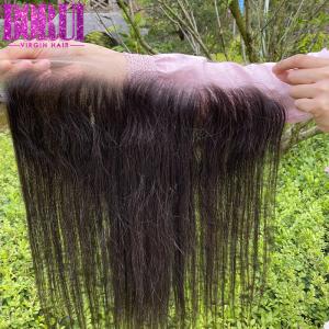 Wholesale Customized Style HD Lace Closure 13x4 Lace Frontal No Tangling Indian Virgin Hair from china suppliers