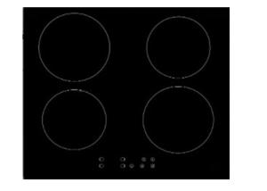 Wholesale 24 inch Glass Stove Top 4 Burner 220V 1-99m Timer Induction Cooktop from china suppliers