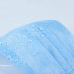 3 Layer Non Woven Fabric Disposable Pollution Mask Anti Virus 17.5cm * 9.5cm