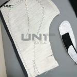 Woven Chest Piece Garments Accessories Polyester Fabric With Non Woven Felt