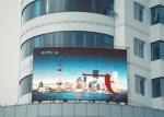 Ultra Thin Hanging Advertising Led Screens , seamless Full Color Led Display P10