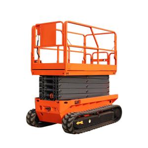 Wholesale Electric Scissor Lifting Platform Hydraulic 6 - 12m Crawler Lift from china suppliers
