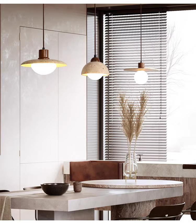 Wabi Sabi Pendant Light Janpanese Stone ceramic pendant light(WH-AP-574)