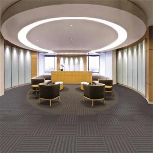 Wholesale Indoor Polypropylene Twist Pile Carpet Solid Double Striped Lines from china suppliers